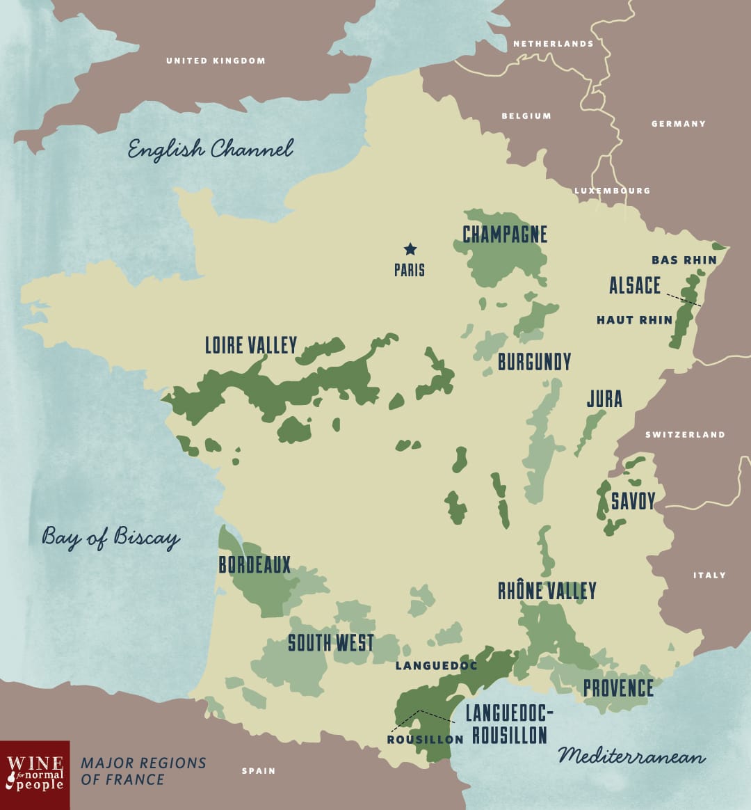 Old World Maps: European Wine Regions | Wine For Normal People