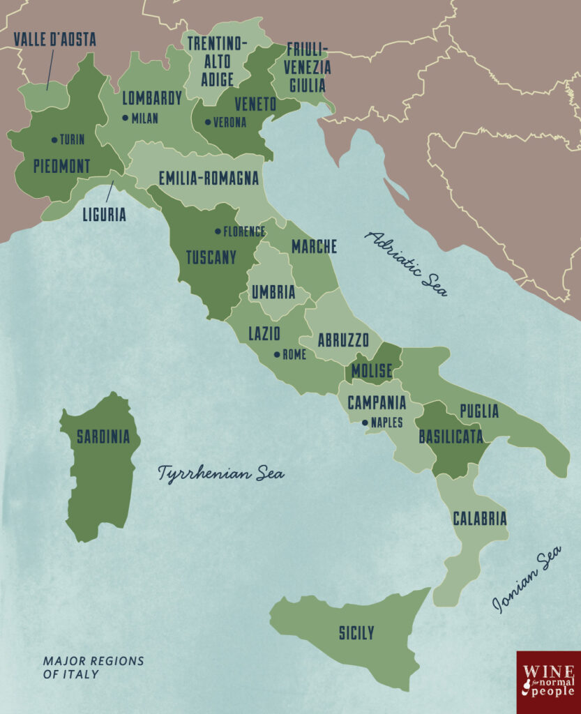 Old World Wine Regions - Italy