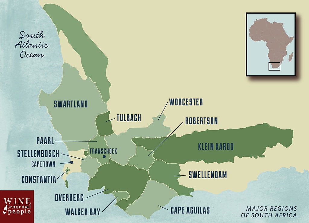 New World Wine Regions - South Africa