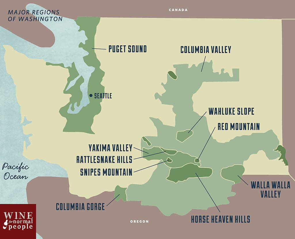 New World - Washington Wine Regions