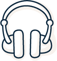 illustration of headphones
