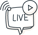 illustration of Live play button