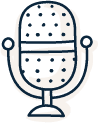 illustration of microphone