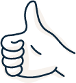 illustration of thumbs up