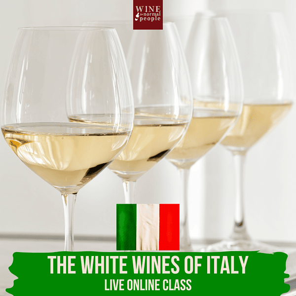 White wines of Italy class